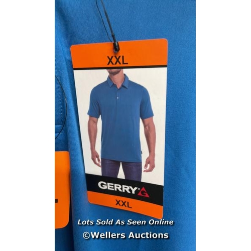 7122 - GENTS NEW GERRY ACTIVE WEAR POO SHIRT / XXL / S19