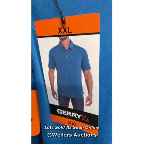 7123 - GENTS NEW GERRY ACTIVE WEAR POO SHIRT / XXL / S19