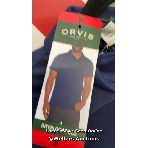 7155 - GENTS NEW ORVIS INTERLOCK POLO SHIRT / M / S19