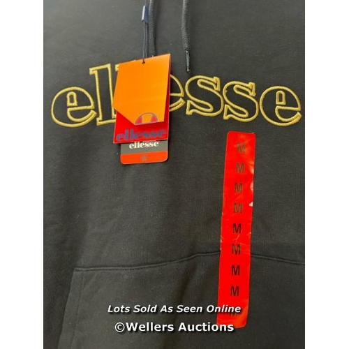 7180 - LADIES NEW ELLESSE BLACK HOODY / M / S20