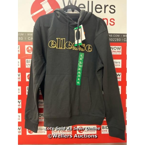 7190 - LADIES NEW ELLESSE BLACK HOODY / XL / S20