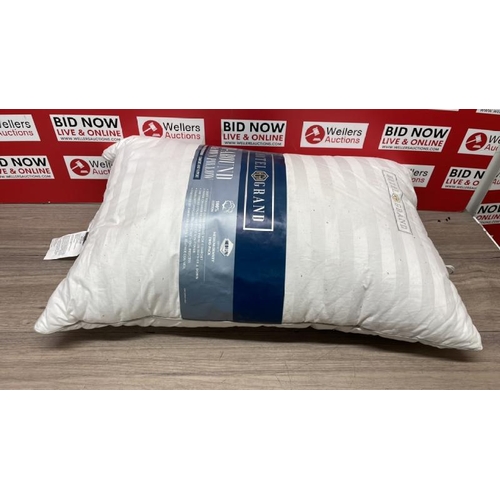 10 - HOTEL GRAND DOWN ROLL PILLOWS / HOTEL GRAND DOWN ROLL PILLOW / NEW WITH MARKS / A41