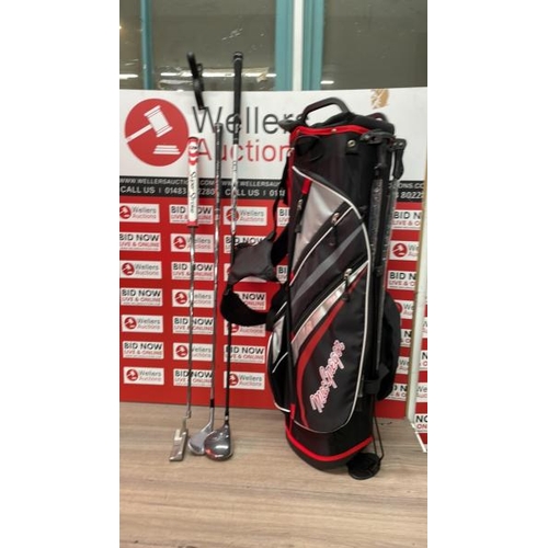 12 - MACGREGOR DCT4000 GOLF SET - RIGHT HANDED / NEW / BAG & THREE CLUBS ONLY / TWO OF THE CLUBS ARE KIRK... 