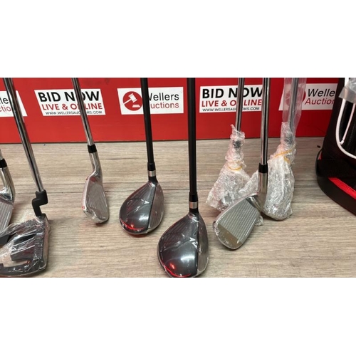 13 - MACGREGOR DCT4000 GOLF SET - RIGHT HANDED / NEW BUT INCOMPLETE / MISSING DRIVER & FAIRWAY DRIVER / P... 