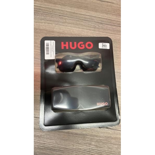 263 - HUGO MENS CLAM SUNGLASSES / NEW / D32