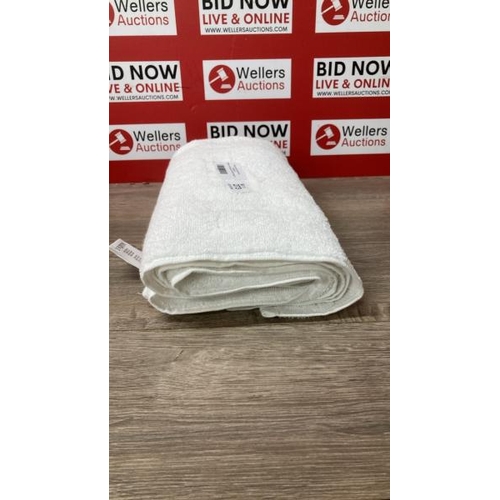 273 - GRANDEUR 100% HYGRO COTTON BATH TOWEL, WHITE / NEW WITH MARKS / D32