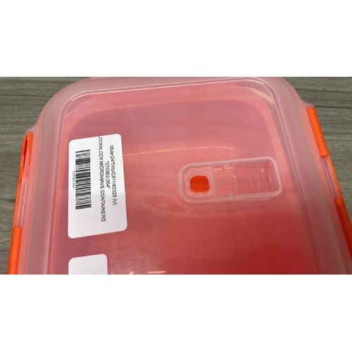 293 - LOCKNLOCK MICROWAVE CONTAINERS / DAMAGED  / D33