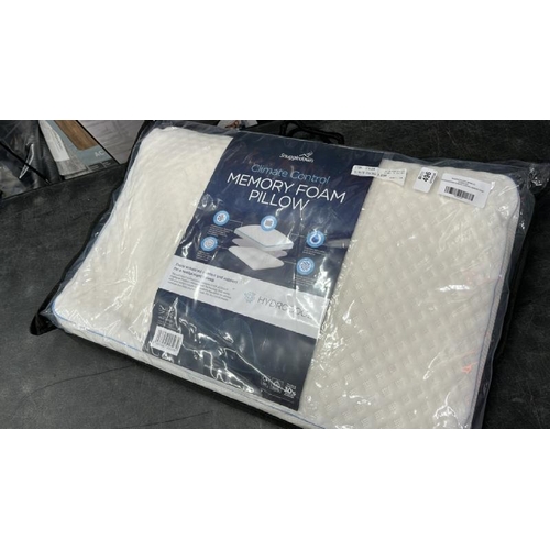 496 - SNUGGLEDOWN CLIMATE CONTROL MEMORY FOAM PILLOW / APPEARS NEW   / C13 [3329]