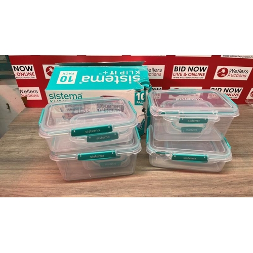 515 - SISTEMA KLIP IT PLUS FOOD STORAGE SET / DAMAGED / C15 [3329]