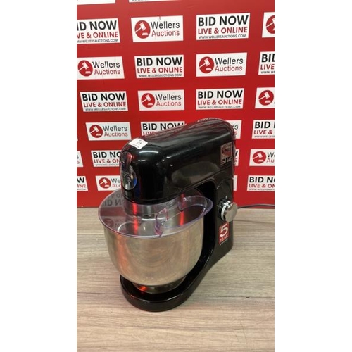 71 - KENWOOD KMIX 5L 1000W STAND MIXER - KMX750AB WITH 6 SPEED & FOLD OPTIONS / POWERS UP / SIGNS OF USE ... 