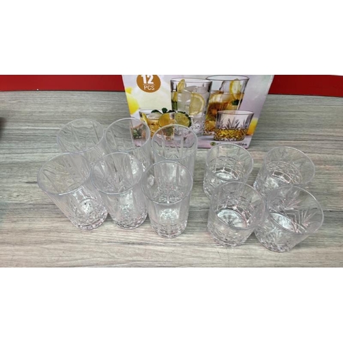 72 - KING CRYSTAL GLASSWARE SET / APPEARS NEW OPEN BOX / A36