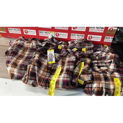 1380 - 9X LADIES NEW JACHS GIRLFRIEND FLANNEL SHIRTS / MIXED SIZES