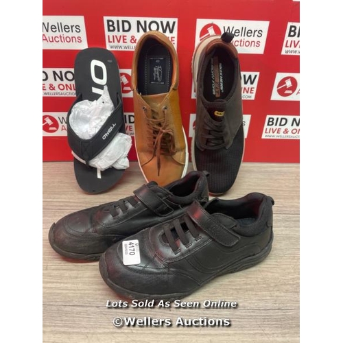 8130 - ASSORTED ODD AND USED SHOES AND TRAINERS  / D14