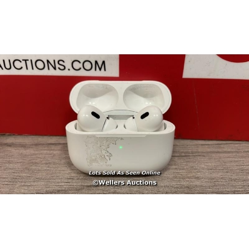 8444 - APPLE AIRPODS PRO (2ND GEN) / MQD83ZM/A / MAGSAFE CHARGING CASE WITH LANYARD LOOP / MINIMAL SIGNS OF... 