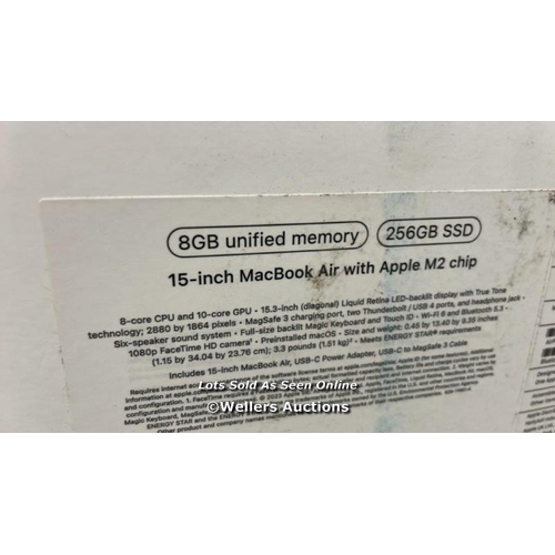 8001 - APPLE MACBOOK AIR 2023 / APPLE M2 CHIP / 8GB RAM / 256GB SSD / 15.3 INCH / MIDNIGHT / MQKW3B/A / MIN... 