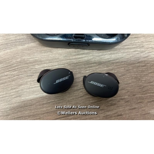 8039 - BOSE SPORT EARBUDS TRUE WIRELESS SWEAT & WEATHER-RESISTANT BLUETOOTH IN-EAR HEADPHONES / SIGNS OF US... 