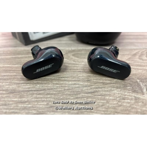 8043 - BOSE QUIETCOMFORT EARBUDS II TRUE WIRELESS SWEAT & WEATHER-RESISTANT BLUETOOTH / SIGNS OF USE / POWE... 