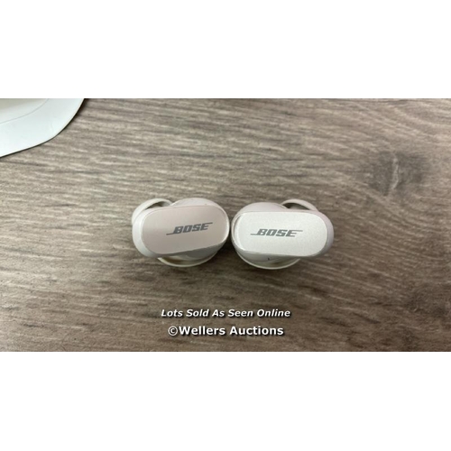 8044 - BOSE QUIETCOMFORT EARBUDS II TRUE WIRELESS SWEAT & WEATHER-RESISTANT BLUETOOTH / SIGNS OF USE / POWE... 