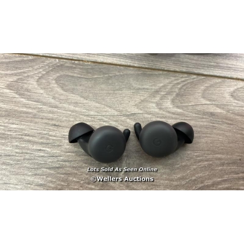 8047 - GOOGLE PIXEL BUDS A-SERIES TRUE WIRELESS BLUETOOTH IN-EAR HEADPHONES, CARBON / MINIMAL SIGNS OF USE ... 