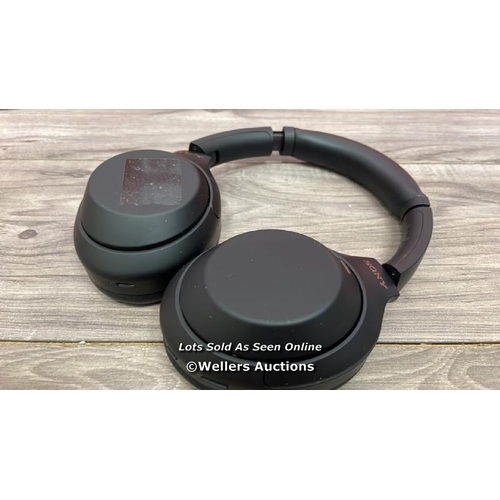 8071 - SONY WH-1000XM4 NOISE CANCELLING WIRELESS BLUETOOTH NFC HIGH RESOLUTION AUDIO OVER EAR HEADPHONES / ... 