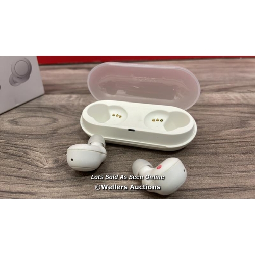 8074 - SONY WIRELESS EAR BUDS / MINIMAL SIGNS OF USE / UNTESTED / T58