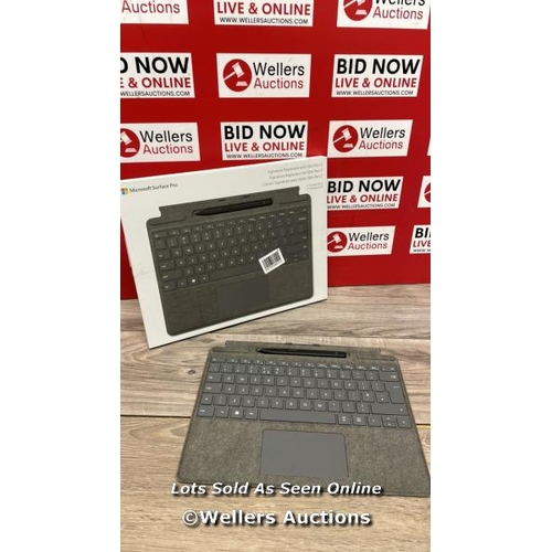 8081 - MICROSOFT SURFACE PRO SIGNATURE TYPE KEYBOARD COVER FOR SURFACE PRO 8 / MINIMAL SIGNS OF USE / UNTES... 