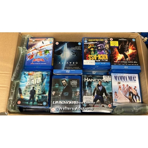 8199 - APPROX 230 BLU-RAY MOVIES / SEE IMAGES / E47