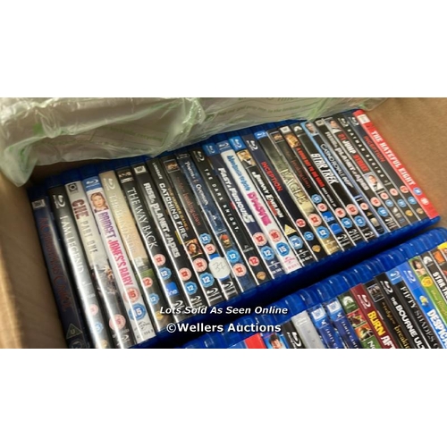 8199 - APPROX 230 BLU-RAY MOVIES / SEE IMAGES / E47