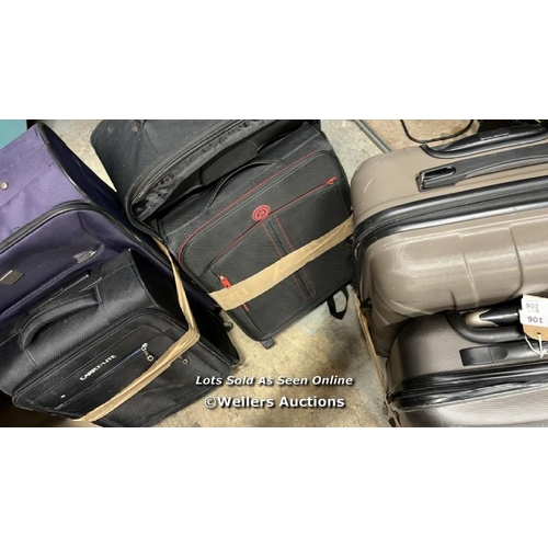 8246 - 6X PRE-OWNED SUIT CASES INCL. BERGHAUS AND RICCADO  - SEE IMAGES / C24