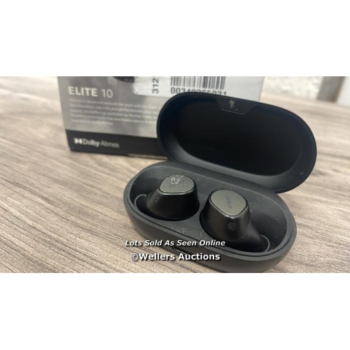 8423 - JABRA ELITE 7 PRO TRUE WIRELESS BLUETOOTH ACTIVE NOISE CANCELLING IN-EAR HEADPHONES / POWERS UP / MI... 