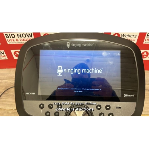 8435 - SINGING MACHINE WIFI KARAOKE HUB WITH 10