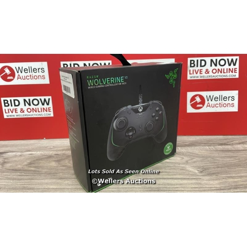 8461 - RAZER XBOX CONTROLLER WOLVERINE V2. / MINIMAL SIGNS OF USE / POWERED UP WHEN CONNECTED TO THE XBOX I... 