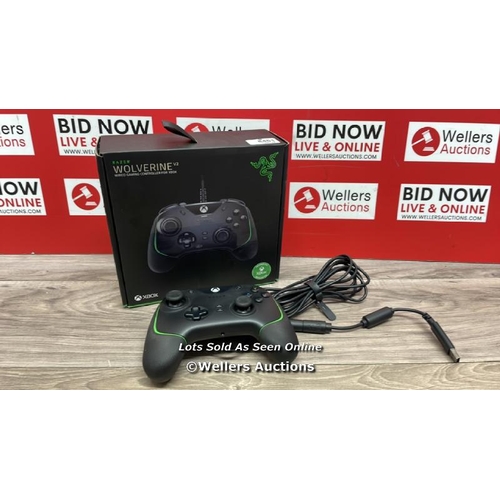 8461 - RAZER XBOX CONTROLLER WOLVERINE V2. / MINIMAL SIGNS OF USE / POWERED UP WHEN CONNECTED TO THE XBOX I... 