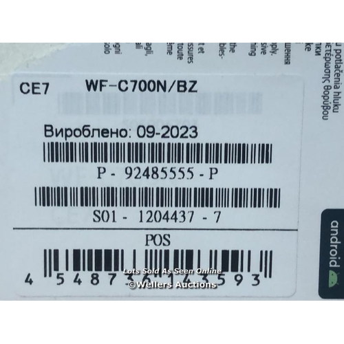 8467 - SONY WF-C700N NOISE CANCELLING IN-EAR HEADPHONES / POWERS UP BUT DOES NOT APPEAR TO CONNECT TO BLUET... 