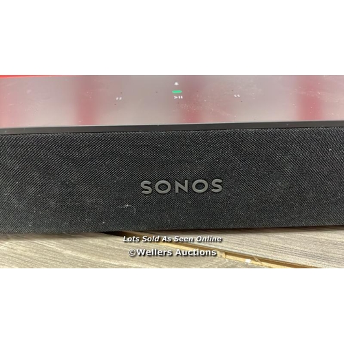 8523 - SONOS BEAM SOUNDBAR / SONOS BEAM DOES NOT SUPPORT BLUETOOTH AND THEREFORETHE SOUND IS UNTESTED / SHO... 