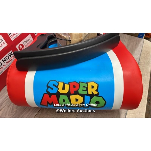 8530 - XROCKER SUPER MARIO GAMING CHAIR / GOOD CONIDTION  / LOCATED BY THE OFFICE DOOR