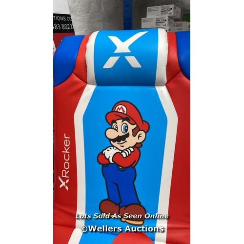 8530 - XROCKER SUPER MARIO GAMING CHAIR / GOOD CONIDTION  / LOCATED BY THE OFFICE DOOR