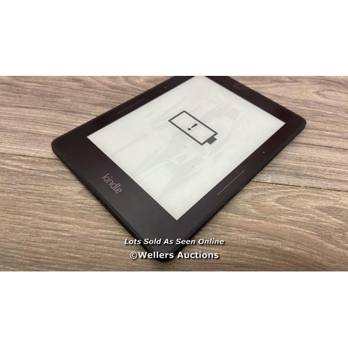 8544 - AMAZON KINDLE / VOYAGE - 7TH GENERATION / MODEL NM460GZ - FACTORY SETTINGS RESTORED / AS FOUND / T14