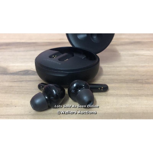 8550 - LG TONE HBS-FN4 TRUE WIRELESS EARBUDS / POWERS UP AND CONNECTS TO BLUETOOTH, RIGHT SIDE NOT WORKING,... 