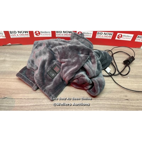 2046 - BROOKSTONE HEATED THROW (50