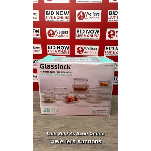 2164 - GLASSLOCK FOOD STORAGE BOXES / APPEARS NEW OPEN BOX / E71