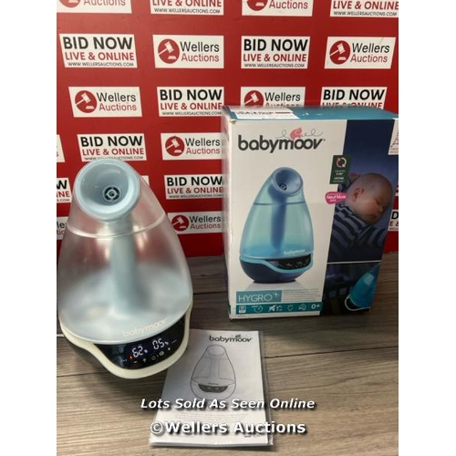 3029 - BABYMOOV HYGRO+ HUMIDIFIER, WHITE / POWERS UP / MINIMAL SIGNS OF USE / H3