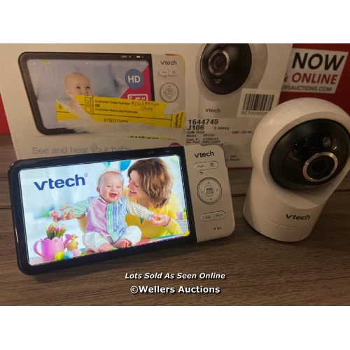 3036 - VTECH RM5764HD 5INCH SMART WI-FI 1080P VIDEO BABY MONITOR / POWERS UP / SIGNS OF USE / H7