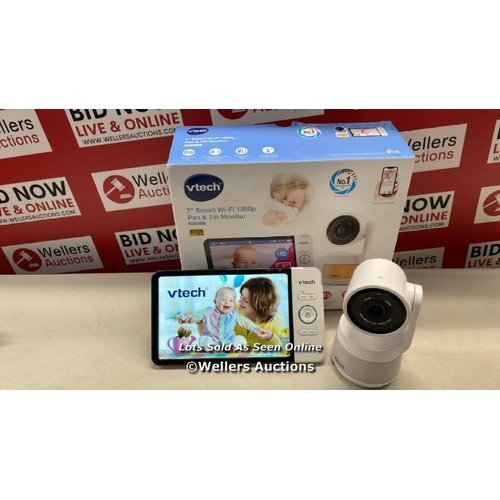 3064 - VTECH RM7767HD 7INCH SMART WI-FI BABY MONITOR / POWERS UP / SIGNS OF USE / H13