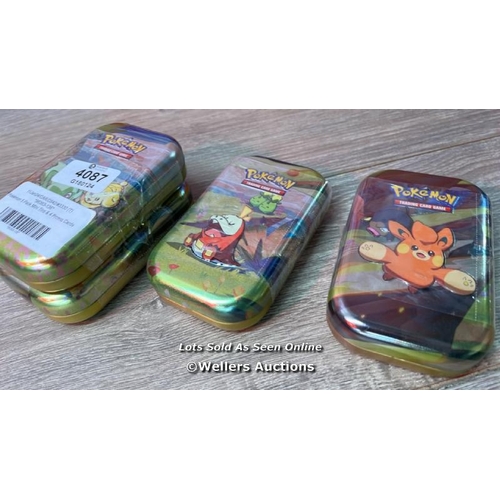 4087 - POK�MON  PACK MINI TINS / SEALED / A13