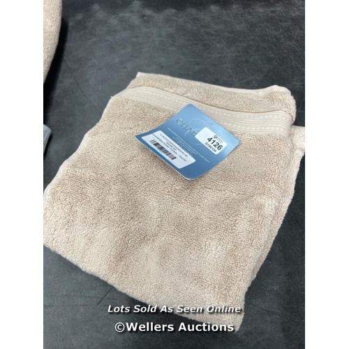 4126 - CHARISMA HAND TOWEL - TAUPE / APPEARS NEW   / A8