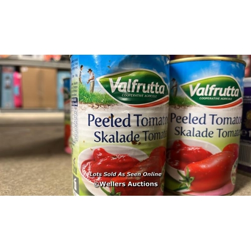 4608 - 10X CANS OF VALFRUTTA PEELED TOMATOES / 400G / D2