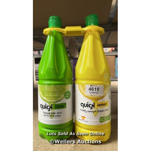 4619 - QUICK LIME & QUICK LEMON JUICES / 1L EACH / D2