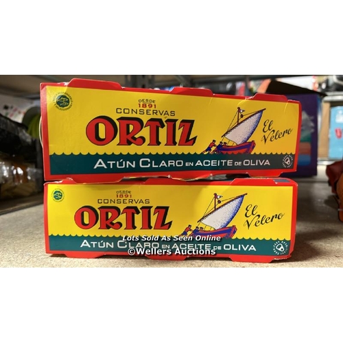 4622 - 2X PACKS OF ORTIZ TUNA IN OLIVE OIL / X3 92G CANS PER PACK / D2