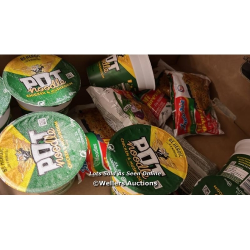 4628 - POT NOODLE AND INDO MIE NOODLES / E10